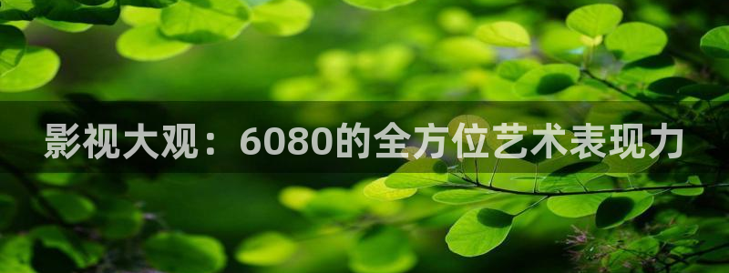 免费桔子视频：影视大观：6080的全方位艺术表现力