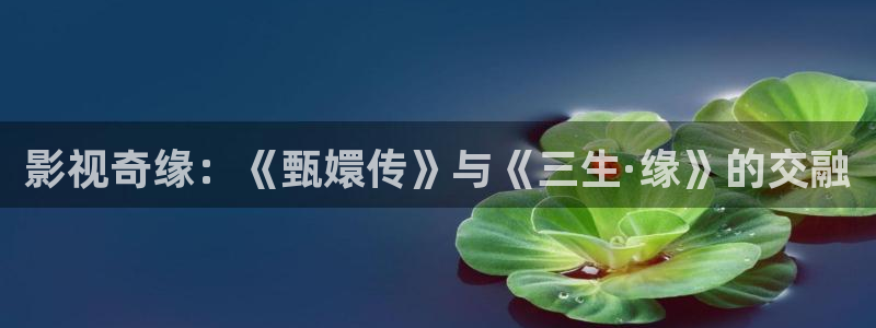 桔子网站视频：影视奇缘：《甄嬛传》与《三生·缘》的交融